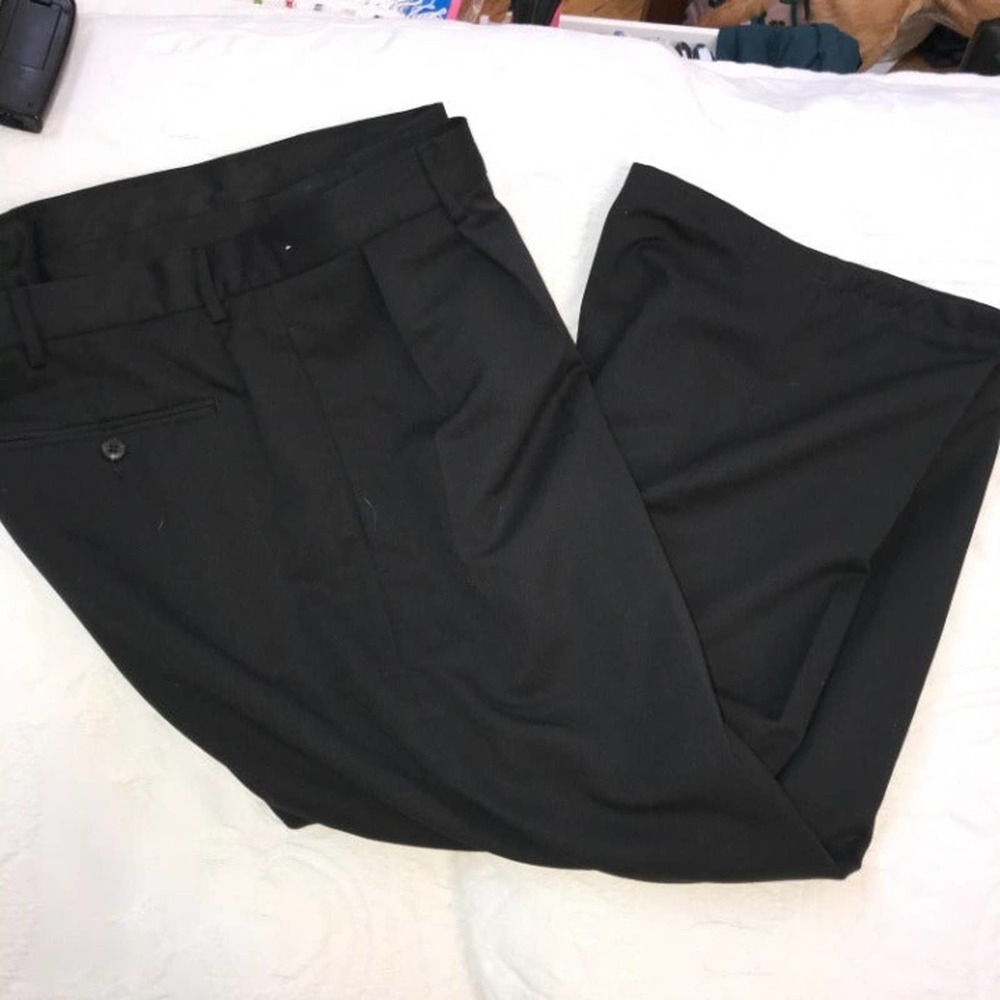 Breakwater Pleated Black Dress Pants Mens
